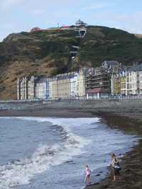 Aberystwyth looking towards Constitution Hill