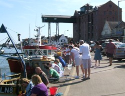 The Granary Building and Quay at Wells-next-the-Sea