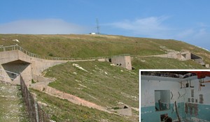 Black Knight and Black Arrow rockets were tested near the Needles Batther, Isle of Wight