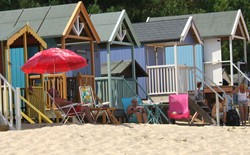 Beach huts at Wells-next-the-Sea