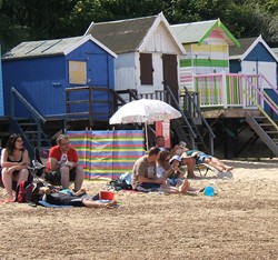 Beach huts at Wells-next-the-Sea