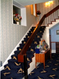 The staircase at the Gleneagles hotel