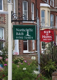 Traditional seaside accomodation at Southwold